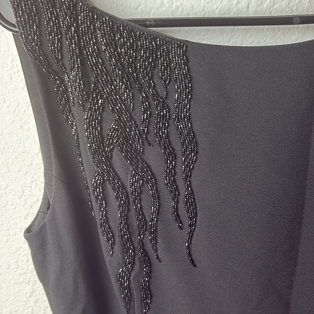 Vintage Gianni Versace Elegant Black Sleeveless Maxi Dress - Picture 3 of 8